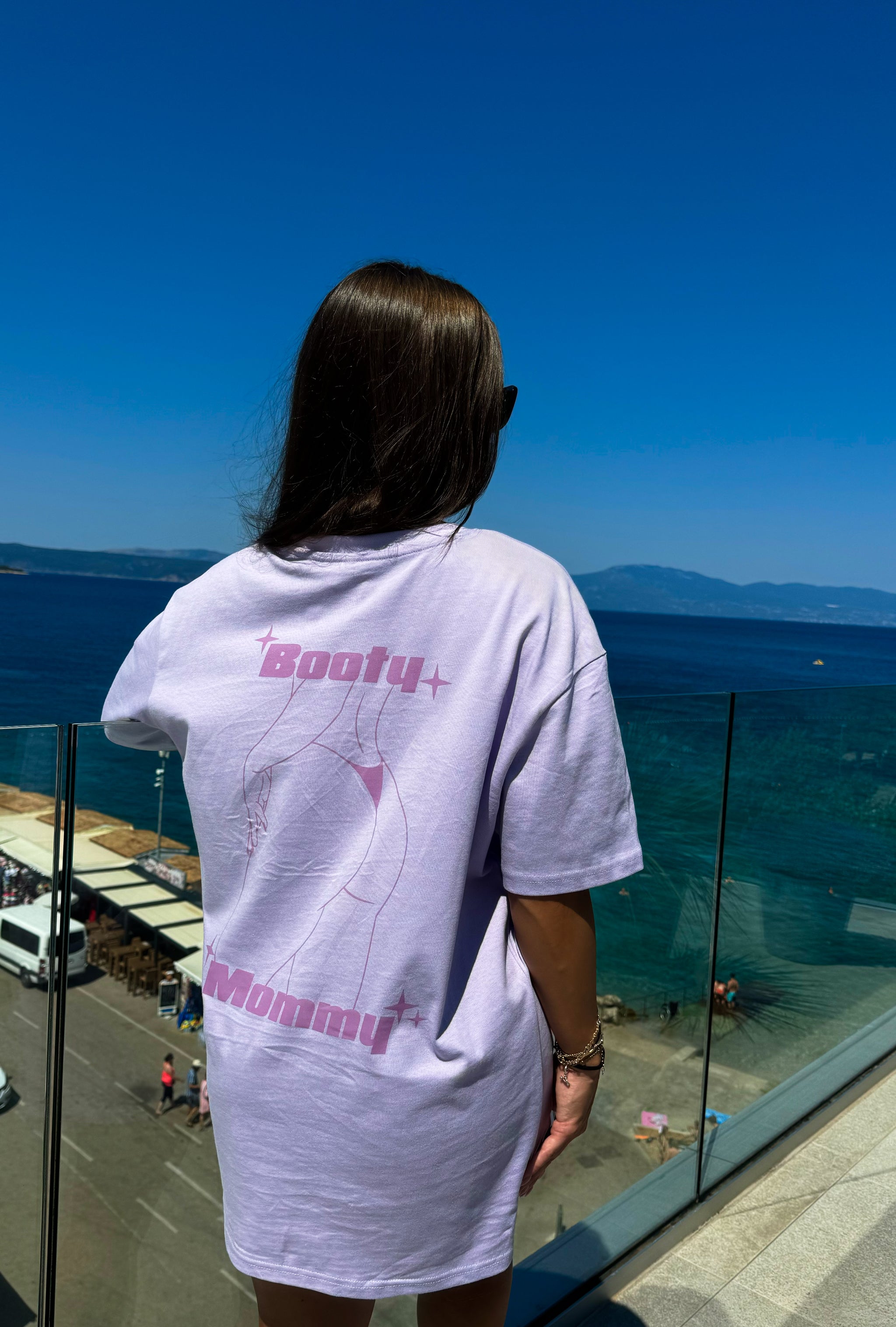 LILAC BOOTY MOMMY PUMP COVER