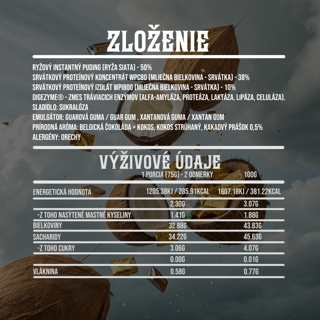 HIGH PROTEIN CREAM OF RICE CHOCO BOUNTY