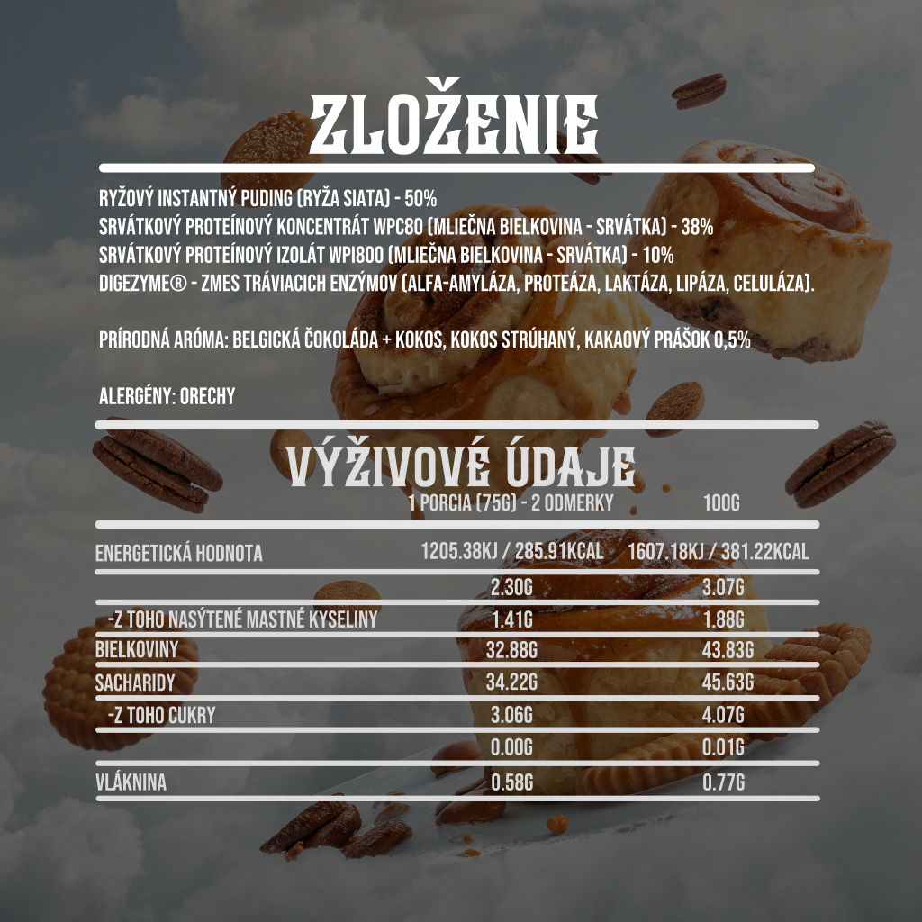 HIGH PROTEIN CREAM OF RICE LOTUS CINNAMON ROLLS