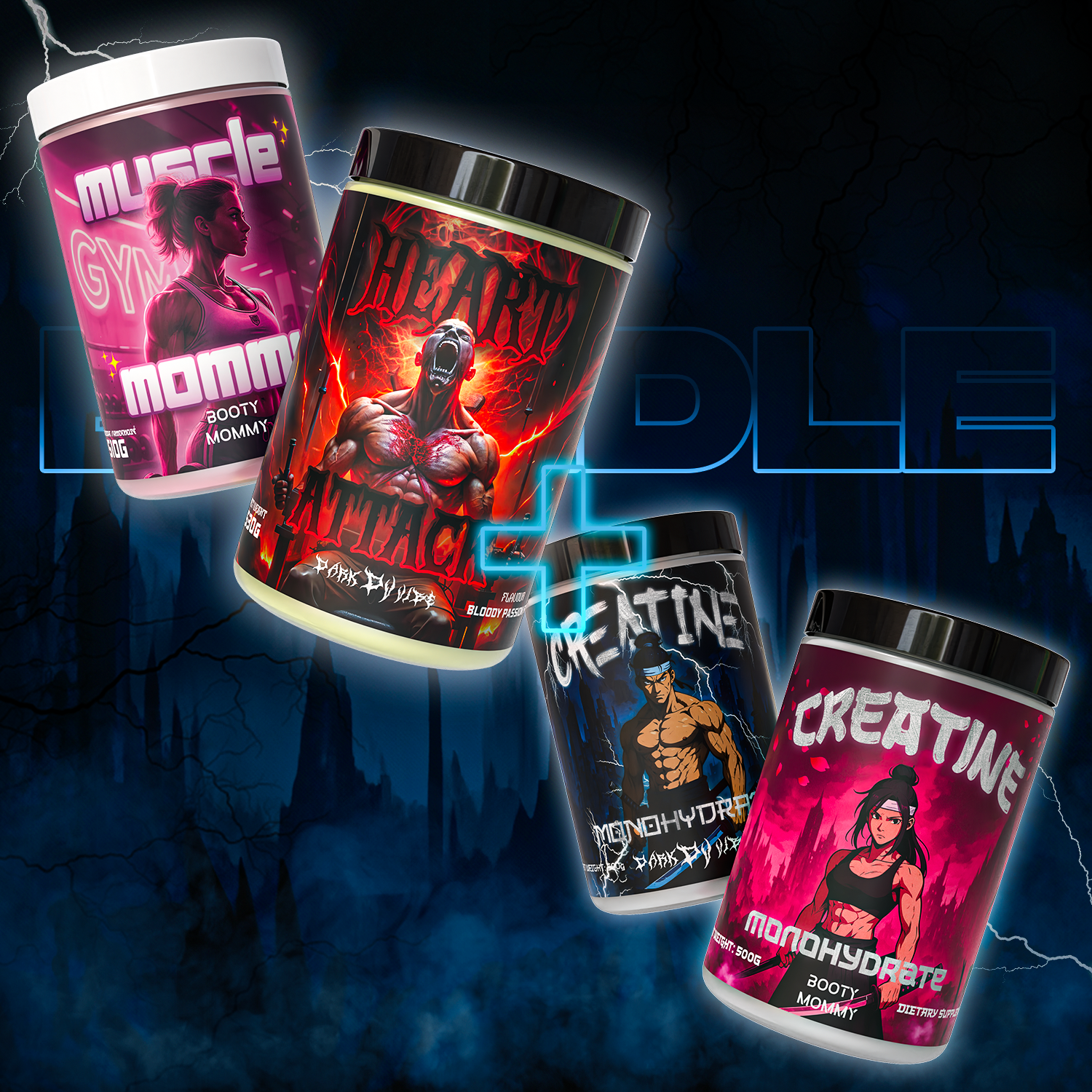HEART ATTACK / MUSCLE MOMMY + CREATINE BUNDLE